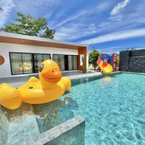 The pixel pool villa